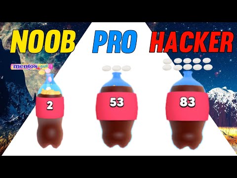 Mentos Cola 3D Game | All Levels Walkthrough Gameplay #3