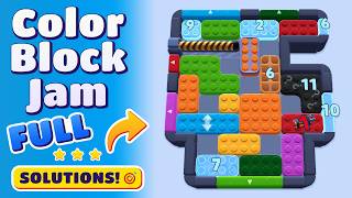 Color Block Jam Level 1388 Walkthrough (1389, 1390, 1391 & 1392) | Complete Solution & Pro Tips! 🚧