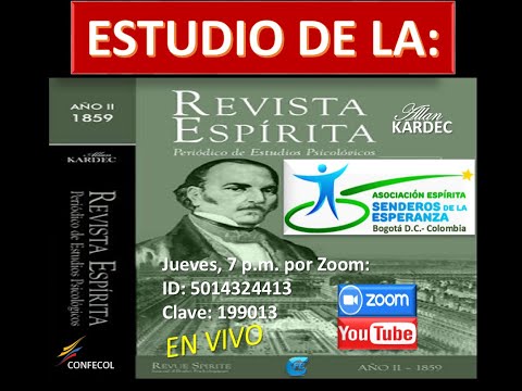 Estudio de la Revista Espírita 1859-Allan Kardec: Diatribas (Marzo 1859). Junio 9 de 2022.