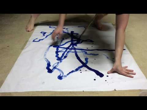 Body Art Performance - "Waist of Paint"