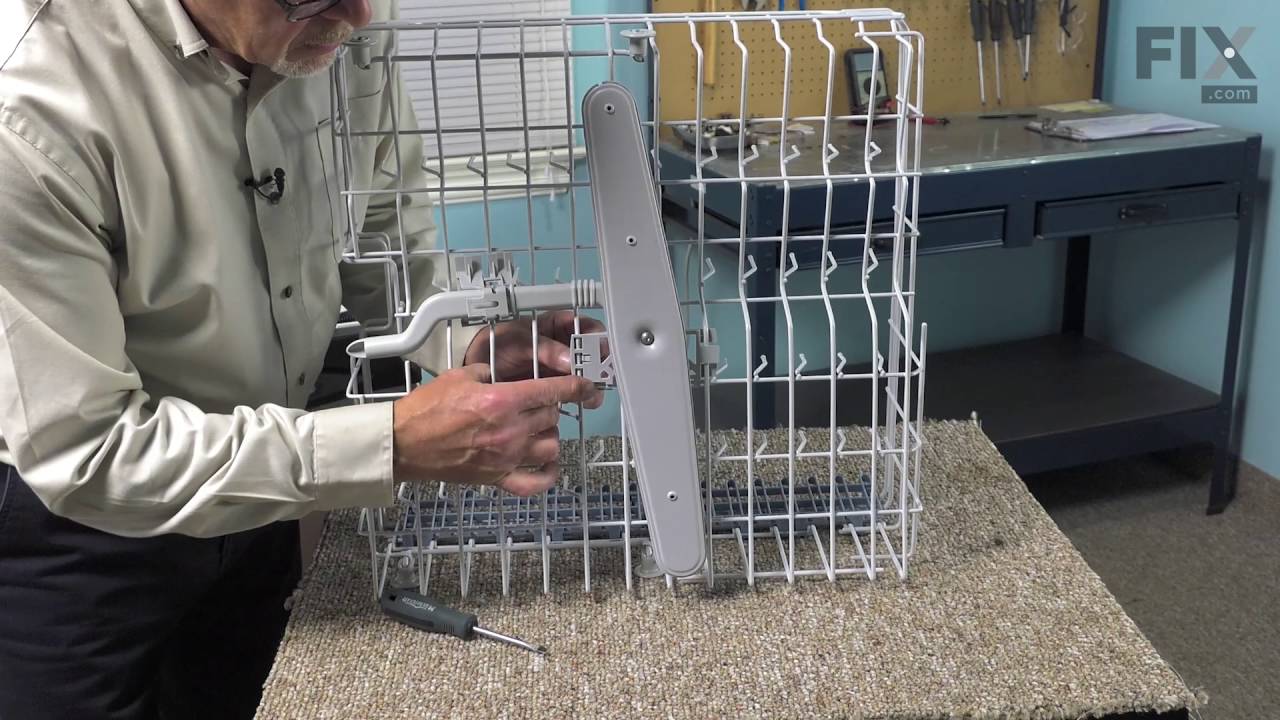 Replacing the Upper Dishrack with Wheels