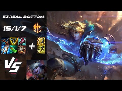 BOTTOM Ezreal vs Tristana - EU Grandmaster Patch 25.S1.7