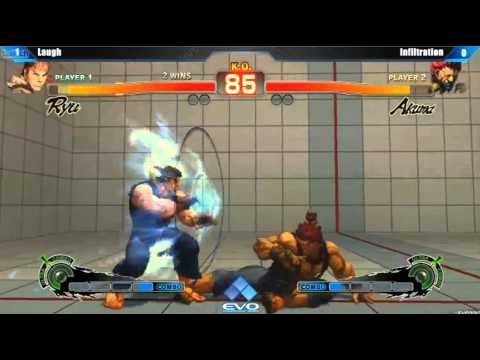 EVO 2013 SSF4 2012 AE : Laugh vs Infiltration