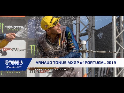 Arnaud Tonus on the Podium at Portuguese Grand Prix 2019