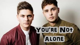 Eurovision 2016 United Kingdom Joe &amp; Jake - You&#39;re Not Alone - LYRICS