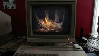 Amiga 1200 - PiStorm32 Accelerator - The Black Lotus - Ocean Machine Demo