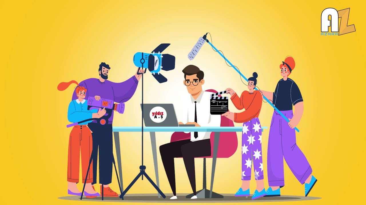 AZARA/ موشن جرافيك / اعلان شركة عزارة ميديا