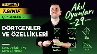 Dörtgenler ve Özellikleri (Konu Anlatımı, Soru Çözümü) Lightboard ile 7. Sınıf Matematik #29