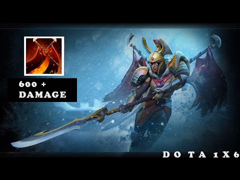 Dota 2 - 1 x 6 [LEGION COMMANDER 'R' BUILD - 600 + DAMAGE!]