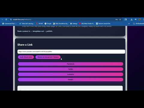 YouTube video