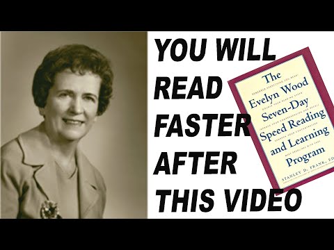 THE EVELYN WOOD 7-DAY SPEED READING AND LEARNING BOOK-- in 5 min.