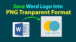 Download lagu How to save MS word logo in Transparent PNG format mp3