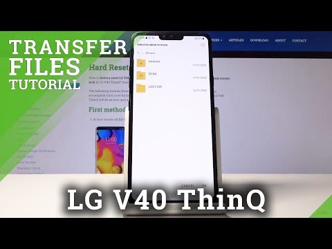 How to Transfer Files in LG V40 ThinQ – Move Data