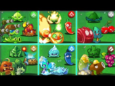 Random 6 Team Plants & Mint Battlez - Who Will WIn? - PvZ 2 Team Plant vs Team Plant