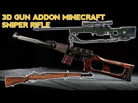 Ultimate Sniper Rifle Addon in Minecraft!