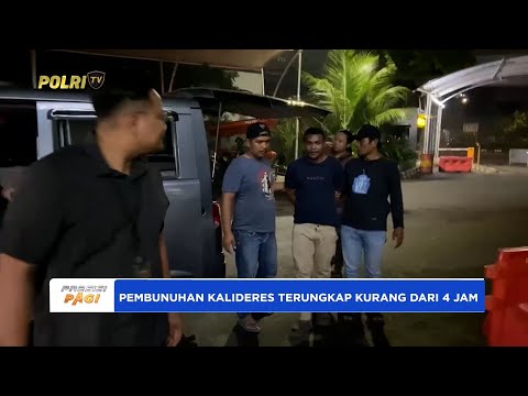 POLRES METRO JAKBAR UNGKAP KASUS PEMBUNUHAN KURANG DARI 4 JAM