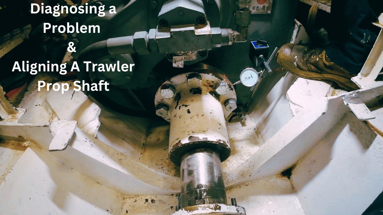 Diagnosing a PROBLEM & Fixing A Trawler Prop Shaft ALIGNMENT - Project Brupeg Ep. 376