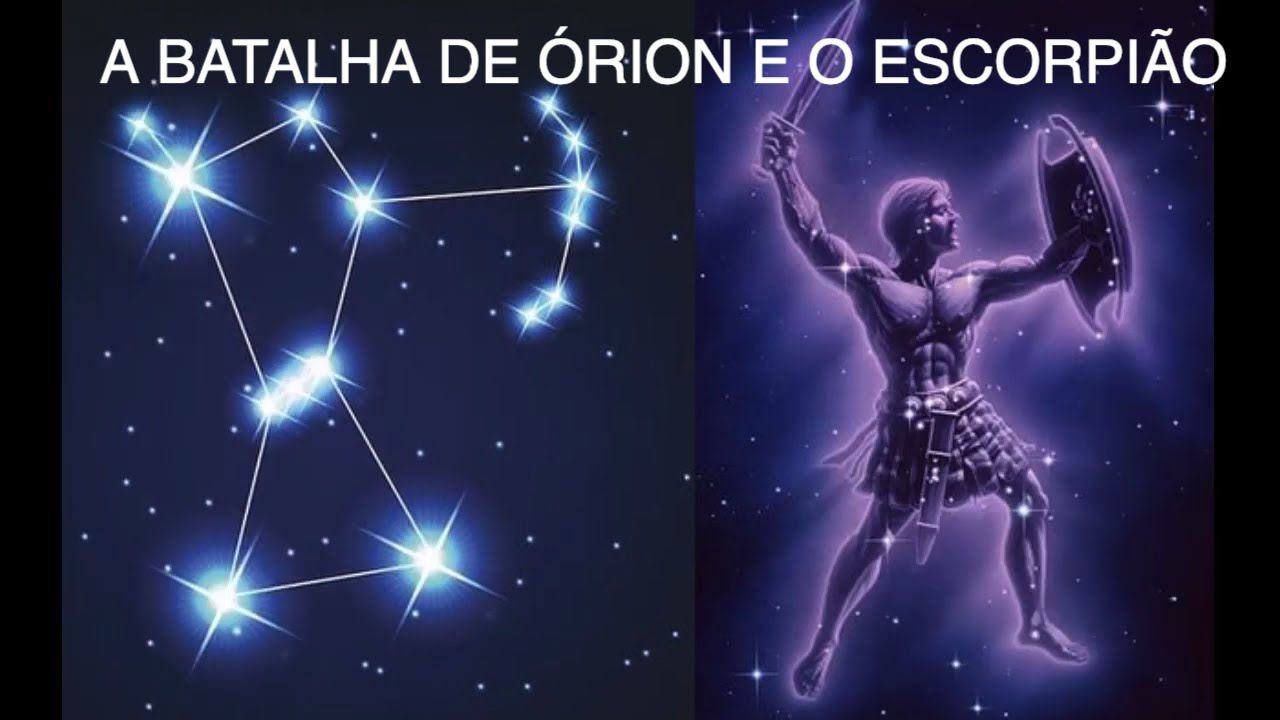 Mitologia e Astronomia - A batalha entre  Órion e o Escorpião.