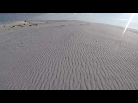 Sunrise over White Sands Dunes