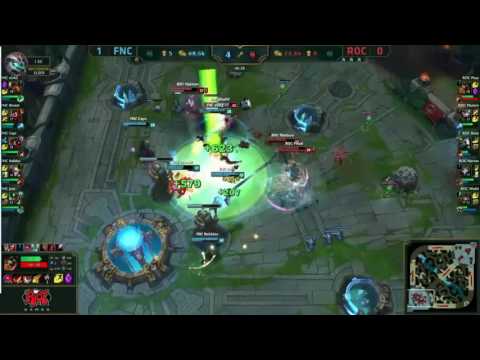FNC vs ROC Highlights Game 2 EU LCS Spring 2017 W8D1 Fnatic vs Roccat