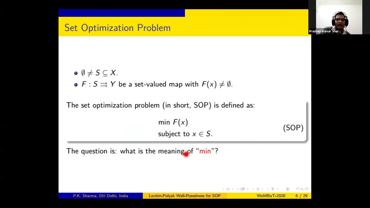 Pradeep Kumar Sharma: Levitin-Polyak well-posedness for set optimization problems