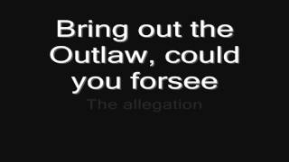 HammerFall - The Outlaw (lyrics) HD