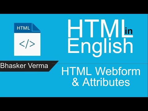 HTML tutorial for beginners in English 1 | Introduction to HTML