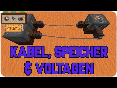 [TUTORIAL] IMMERSIVE ENGINEERING | KABEL, CAPACITOR & VOLTAGEN