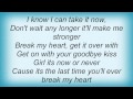 Keith Anderson - Break My Heart Lyrics