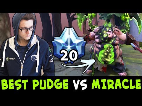 BEST Pudge vs MIRACLE — Qupe Butcher god of pubs