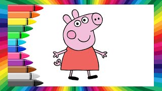 How to Draw PEPPA PIG 🐷 Step-by-Step Drawing EASY