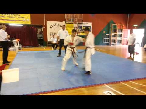 Daniel Tovchigrechko‎‏‏- israel karate championship 2014 - final