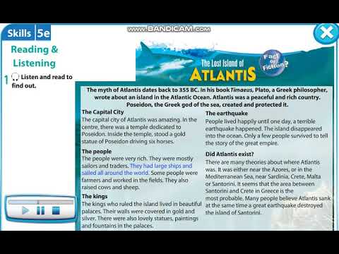Excel 5 module 5 p66 ex1 The Lost Island of Atlantis
