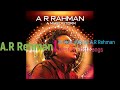 28 Non Stop By A R Rehman BEST Of BEST Song Mix