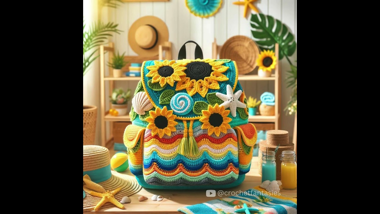 Crochet Backpack Designs | Stylish DIY Patterns (share ideas) #crochet #knitted #backpack #design