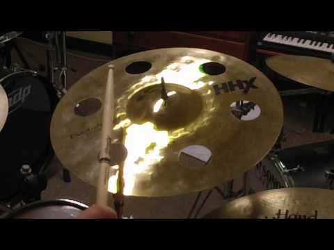 HD VIDEO 16" Sabian HHX evolution Ozone Crash Dave Weckl signature • SOLD siczynski123 eBay HQ