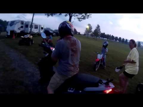 Scooter Mania! Scooter vs Polaris 400 vs Baja 90 - Shot with SJ4000