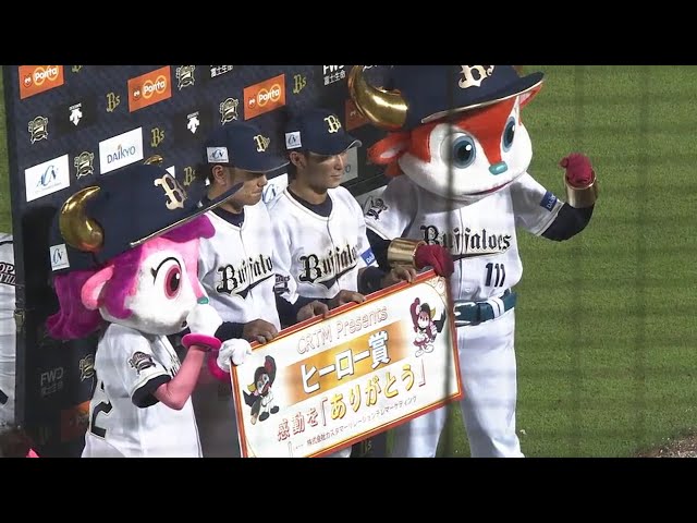 バファローズ・西野選手・大城選手ヒーローインタビュー 2018/5/25 Bs-M