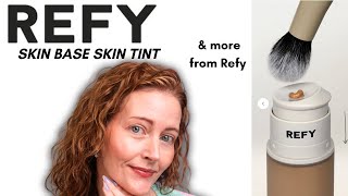 Refy Skin Base Skin Tint & full face of Refy 