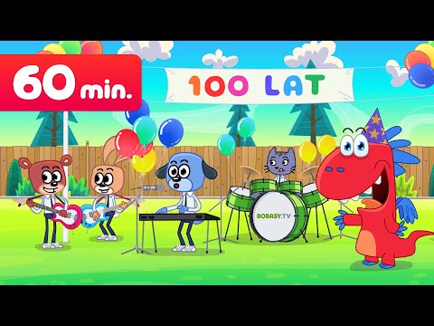 🎉 100 Lat -  Piosenki Dla Dzieci Na Urodziny | Godzina Piosenek Ze Smokiem Edziem