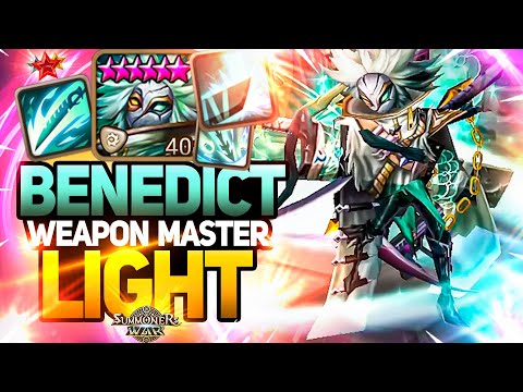 The Power of LIGHT WEAPON MASTER BENEDICT - Summoners War