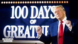 Highlights From Donald Trump's '100 Days Of Greatness' Speech | Insider News