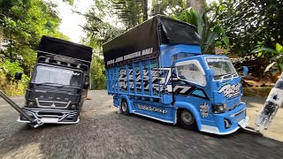 Download lagu VERY SWALLOWING‼️MINIATURE CANTER TRUCKS ACROSS SUMATERA DUET SWALLOWING AND ALMOST OVEROVER!! mp3