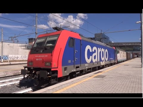 E484.013 + E633.228 sul TCS 58064 Villa S.G.Bolano - Milano Sm.to, in transito a Roma Tiburtina