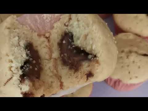 Muffin cuore di nutella