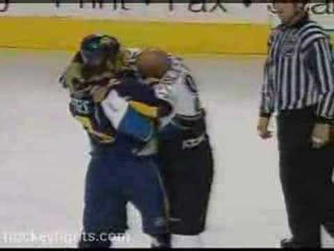 Donald Brashear vs Andrew Peters