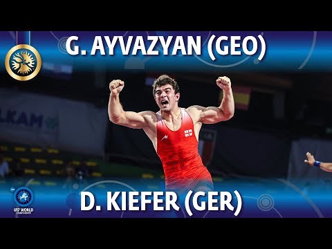Gor Ayvazyan (GEO) vs Darius Kiefer (GER) - Finale // U17 Weltmeisterschaft 2022
