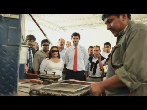 Inauguración en Tartagal de la primera fábrica social de mosaicos de la provincia