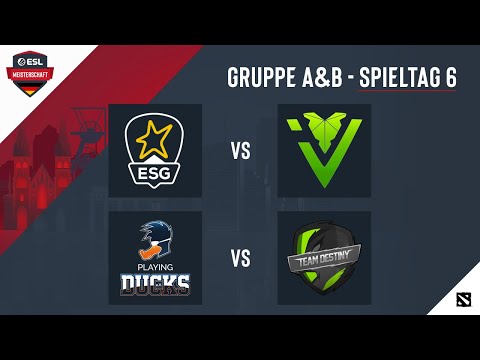 ESG vs IVY & Playing Ducks vs Destiny | ESL Meisterschaft  - Gruppe A