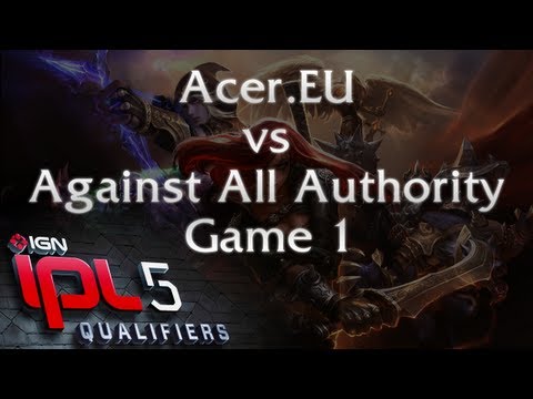 Acer.eu vs Against All Authority - Game 1 - IPL 5 EU Regionals 4 - League of Legends - IPL5